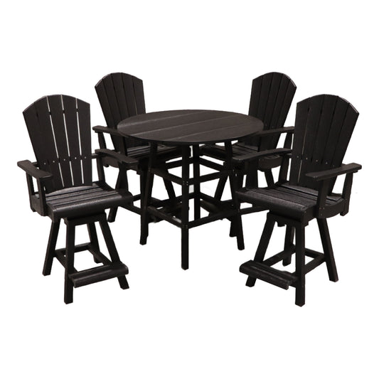CR Plastics 40" Round Counter Height Table Set