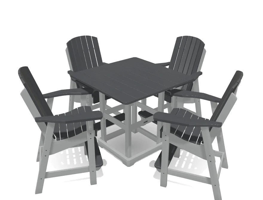 Krahn Bistro Set with 4 Chairs