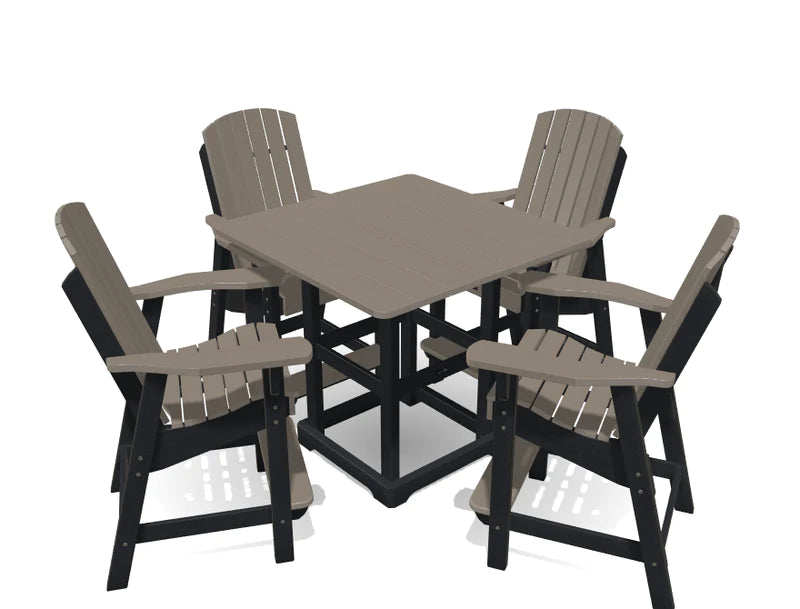 Krahn Bistro Set with 4 Chairs