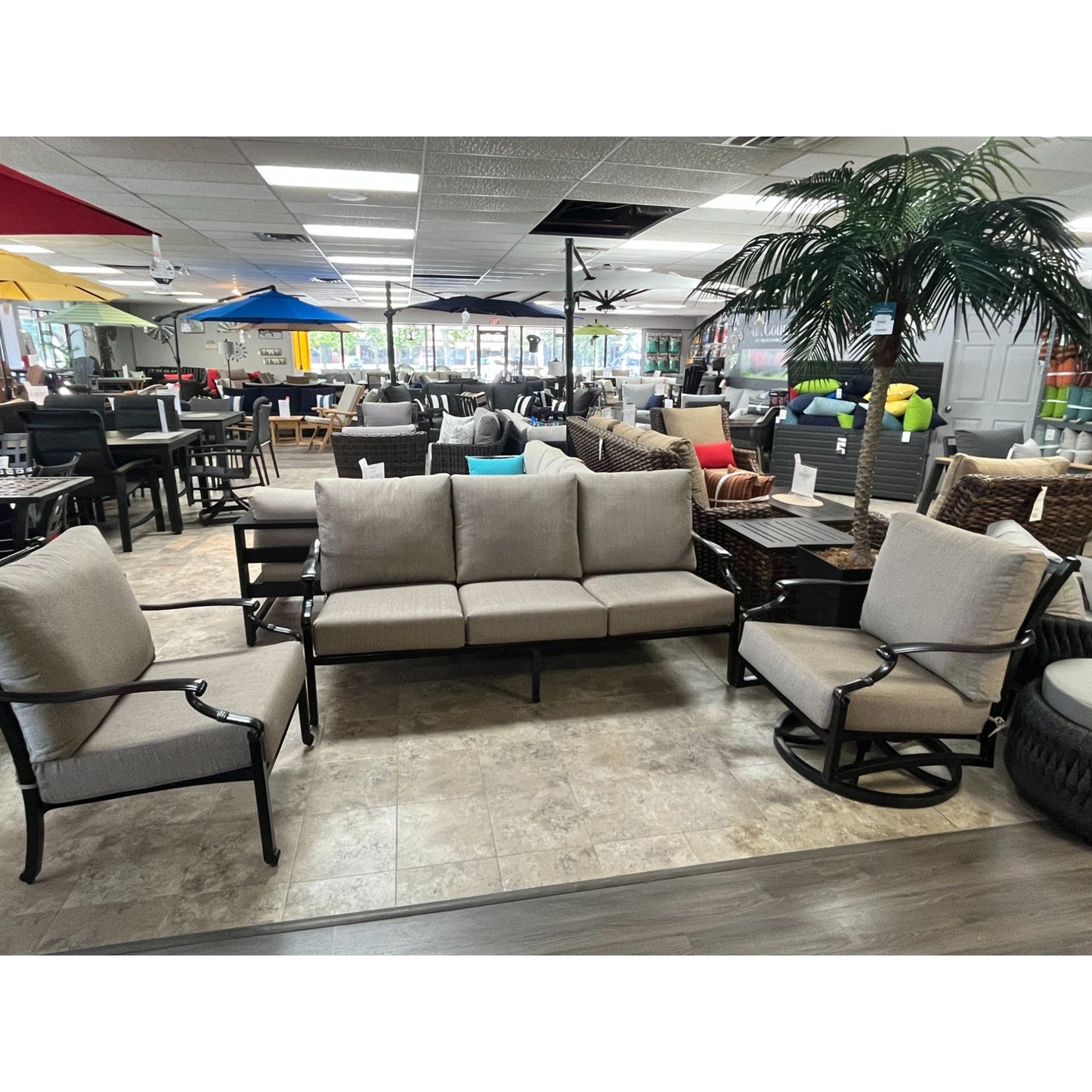 Burlington Patio Furniture Set Cabana Coast Verona