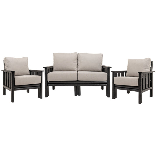 CR Plastics Stratford Loveseat and Chairs Set