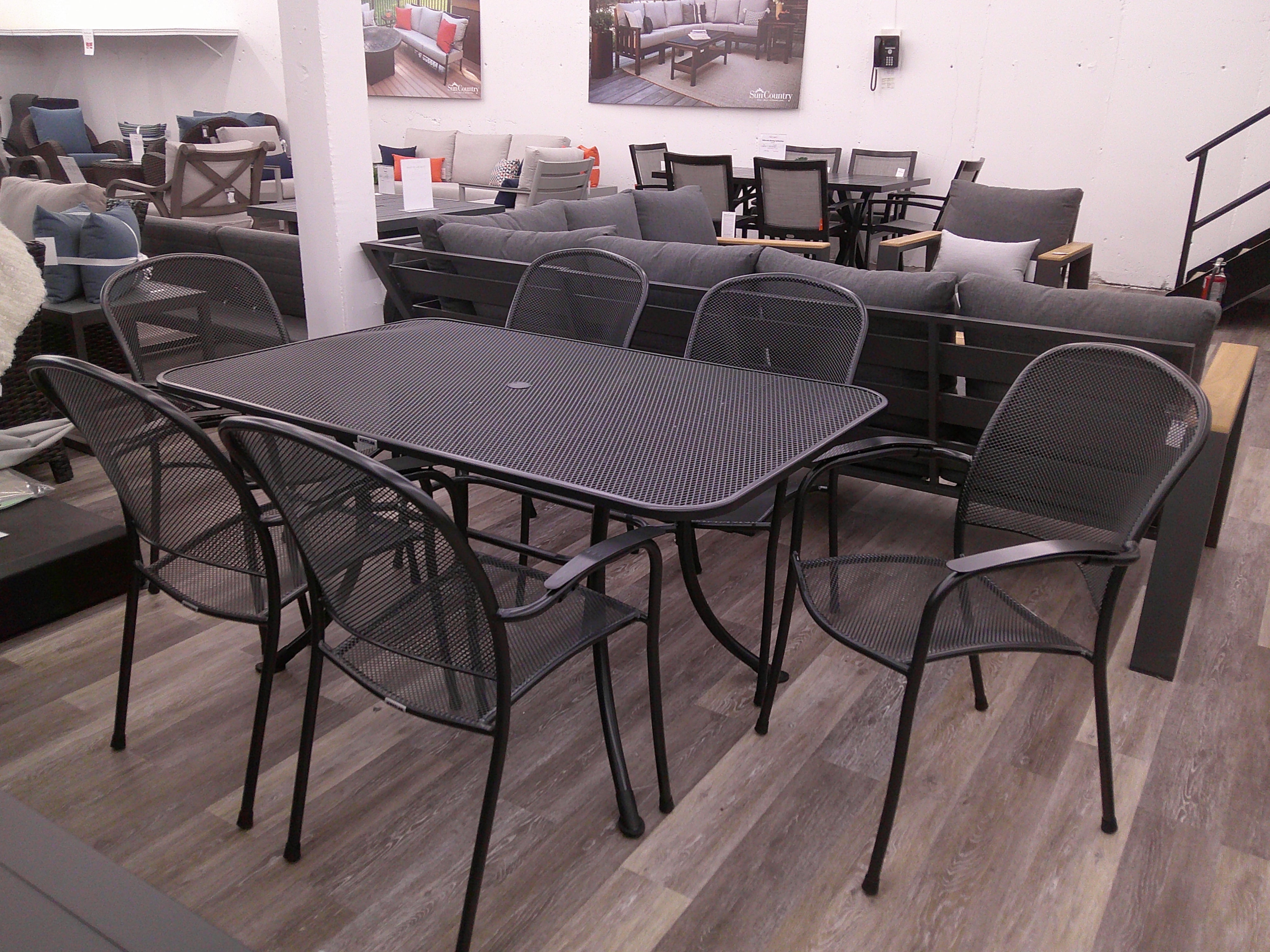 Carlo Rectangular Dining Set – Sun Country Patio Furniture