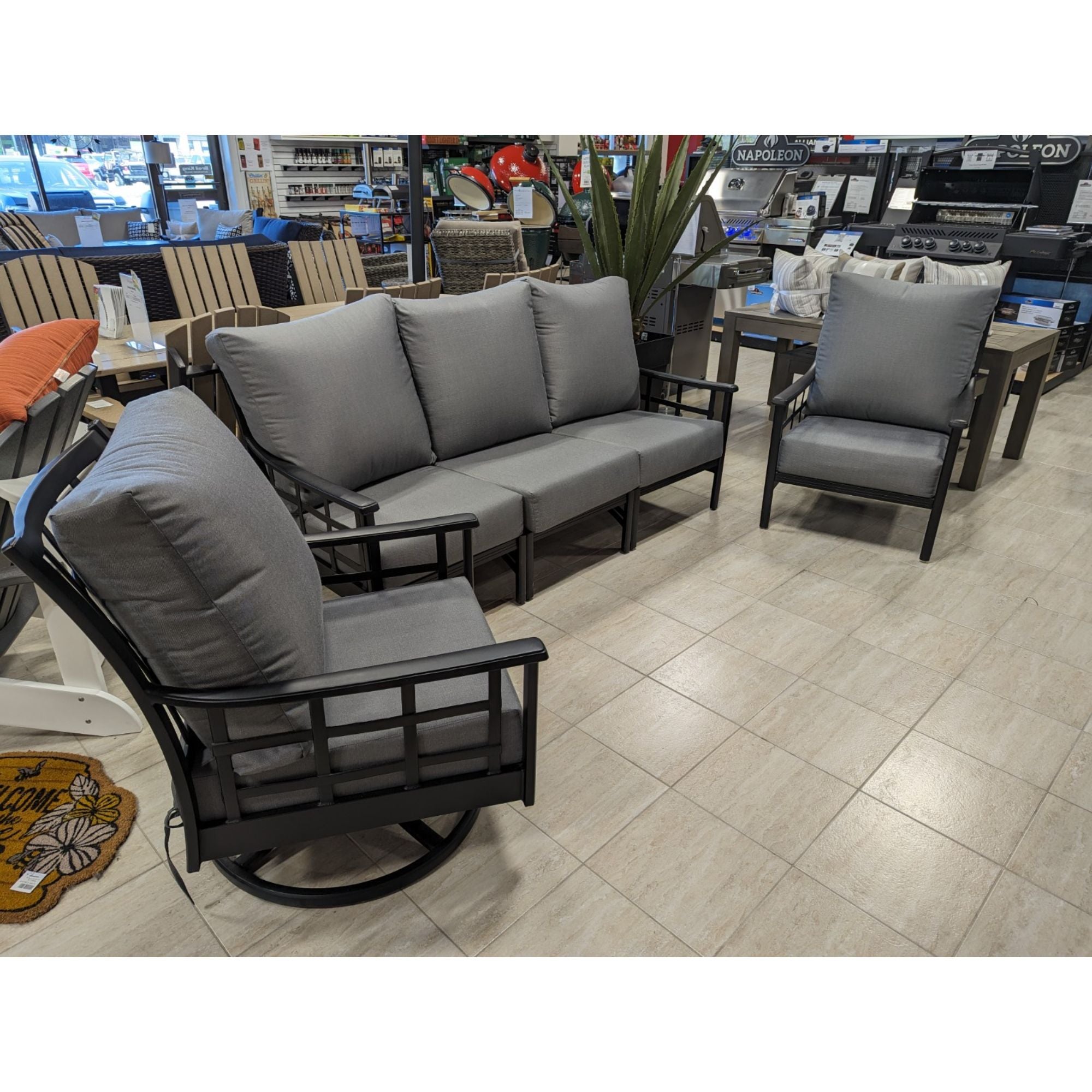 Sherwood Estate Deep Seating Set Sun Country Patio Furniture
