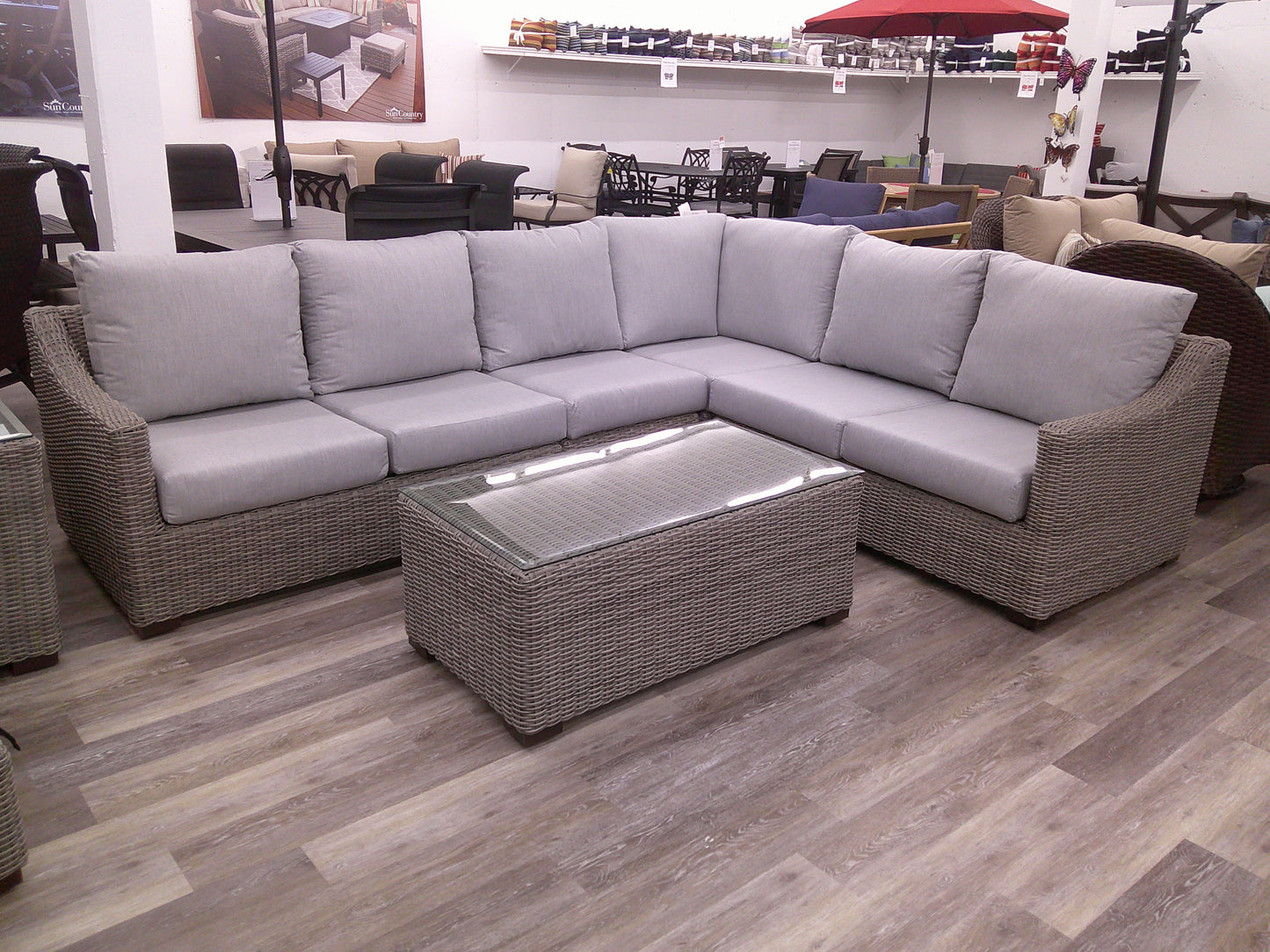 Riviera Sectional Deep Seating Set