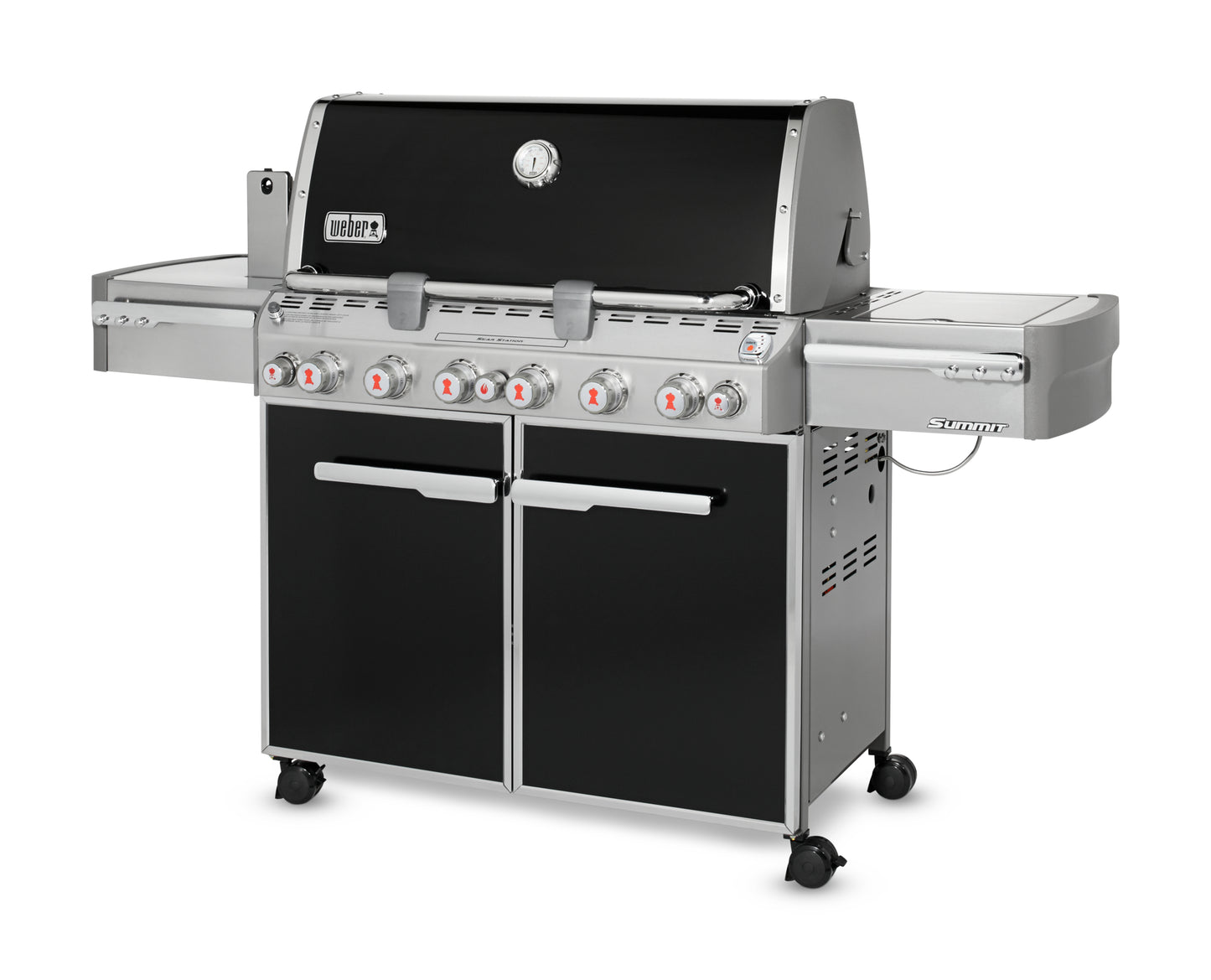 Weber Summit E-670 BBQ with Stainless Steel Cooking Grill Grates