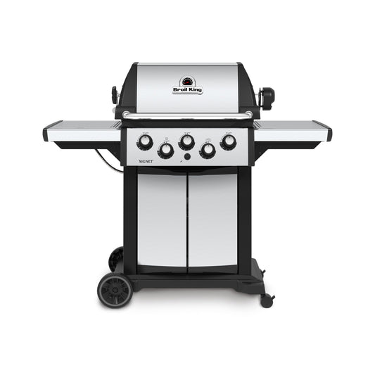 Broil King SIGNET 390 BBQ with Side Burner, Rear Rotisserie Burner & Rotisserie Kit