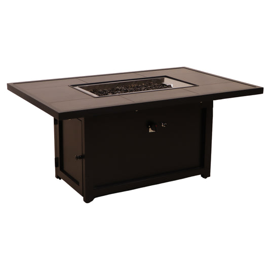 Gramercy 50" x 32" Fire Pit with Glass