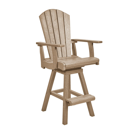 CR Plastics C25 Swivel Pub Arm Chair