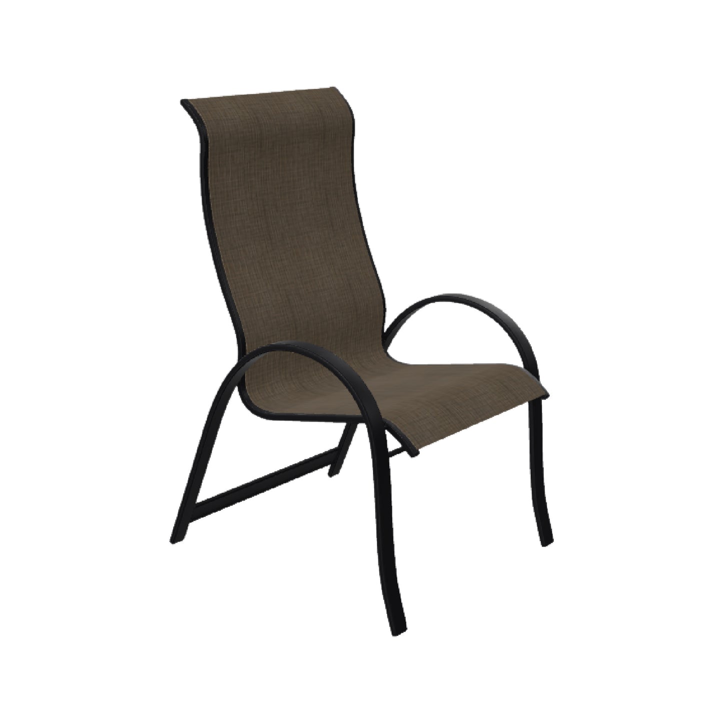 Aruba Sling Supreme Stacking Arm Chair
