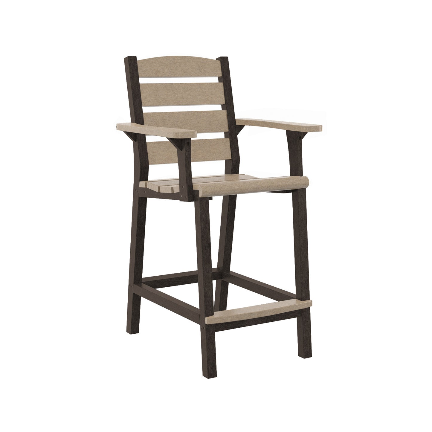 CR Plastics C313C Napa Counter Arm Chair