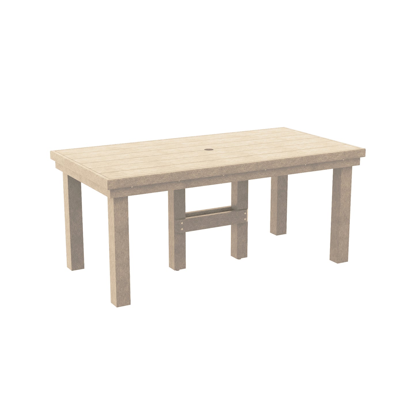 CR Plastics T302 Napa 72" Dining Table