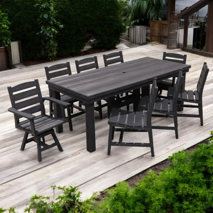 CR Plastics 84" Napa Dining Set
