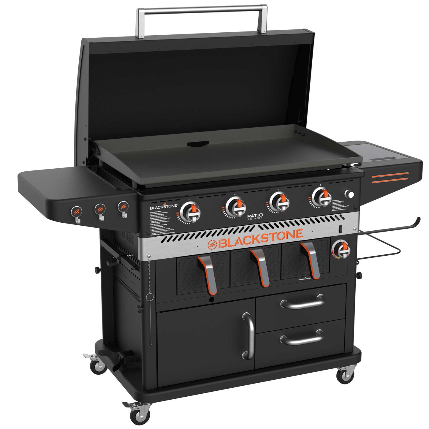 36" Cooking Station Griddle w/ Air Fryer & Warming Drawer