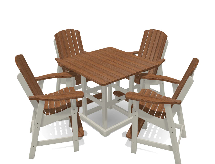 Krahn Bistro Set with 4 Chairs