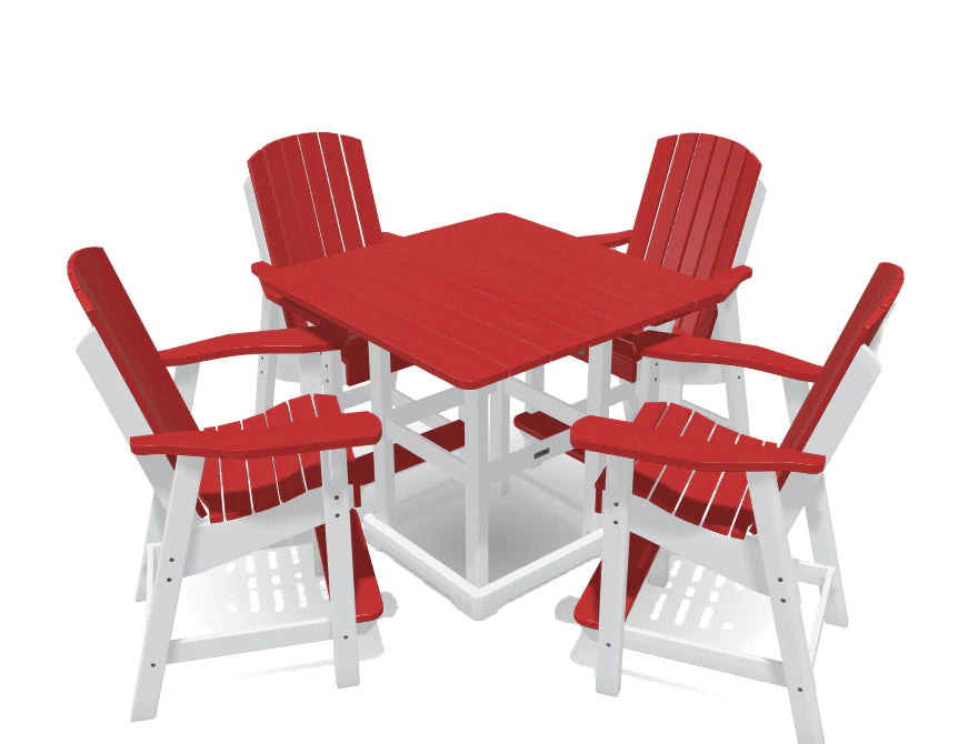 Krahn Bistro Set with 4 Chairs