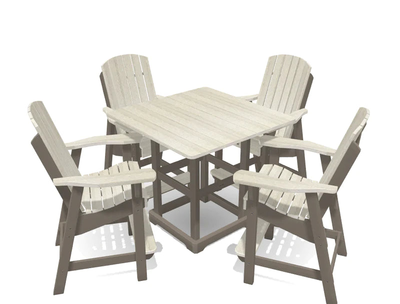 Krahn Bistro Set with 4 Chairs