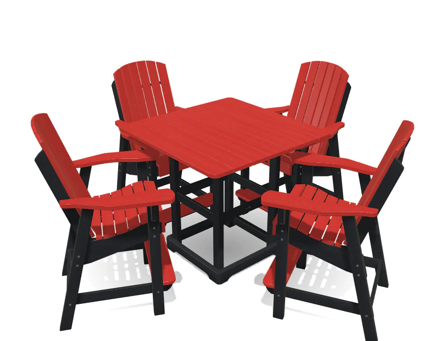 Krahn Bistro Set with 4 Chairs