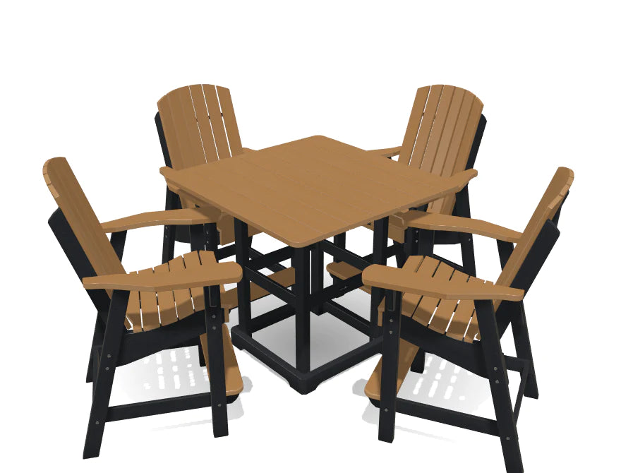 Krahn Bistro Set with 4 Chairs