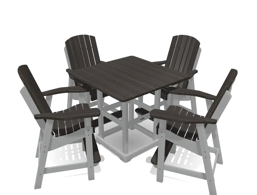 Krahn Bistro Set with 4 Chairs