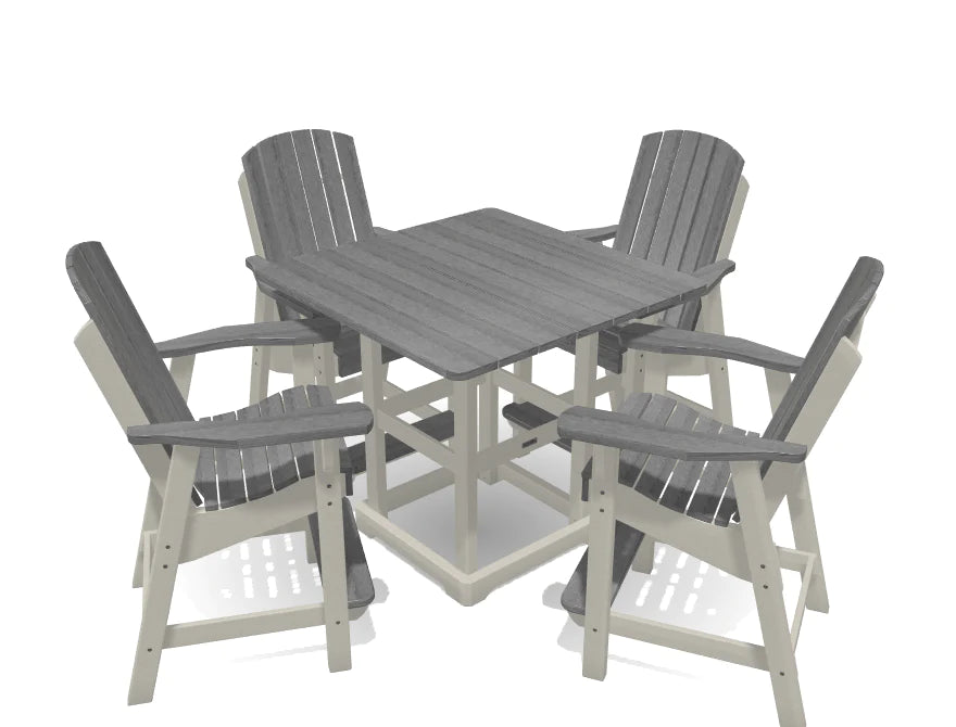 Krahn Bistro Set with 4 Chairs