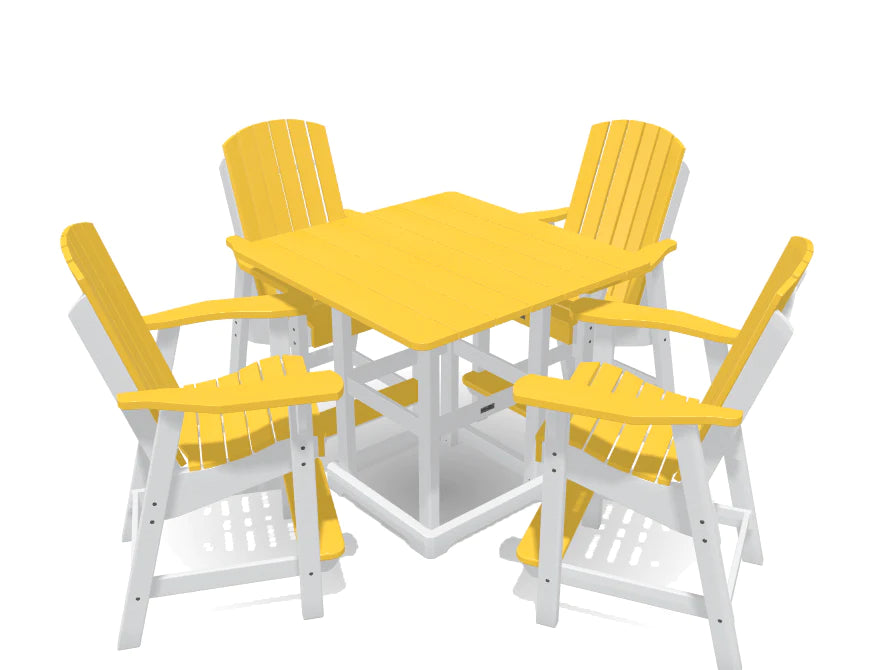 Krahn Bistro Set with 4 Chairs