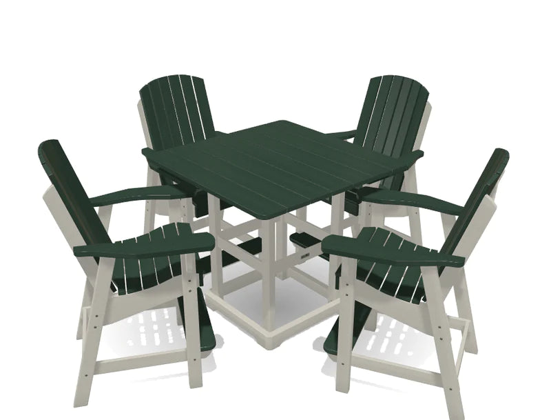 Krahn Bistro Set with 4 Chairs