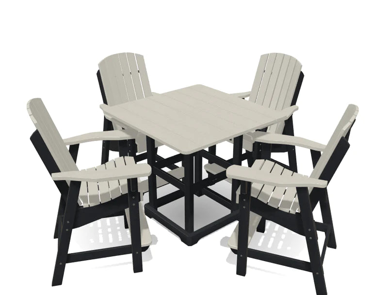 Krahn Bistro Set with 4 Chairs