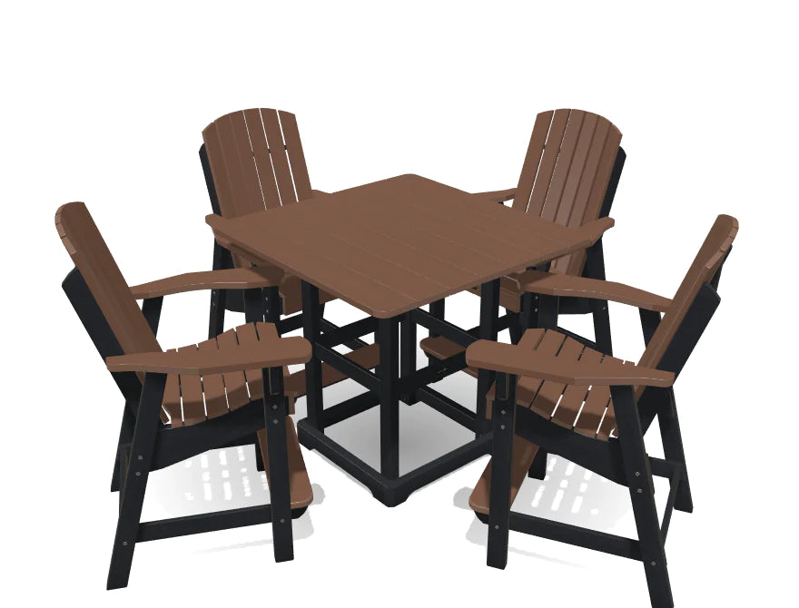 Krahn Bistro Set with 4 Chairs