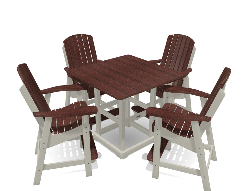 Krahn Bistro Set with 4 Chairs