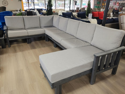 CR Plastics Stratford Sectional Deep Seating Set