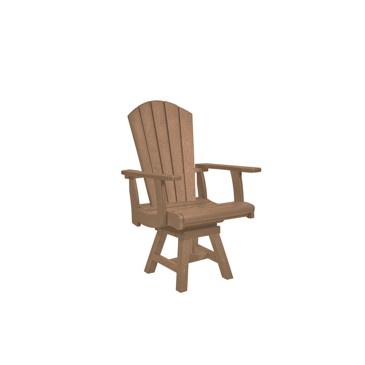North Haven by CR Plastics C15 Swivel Dining Arm Chair