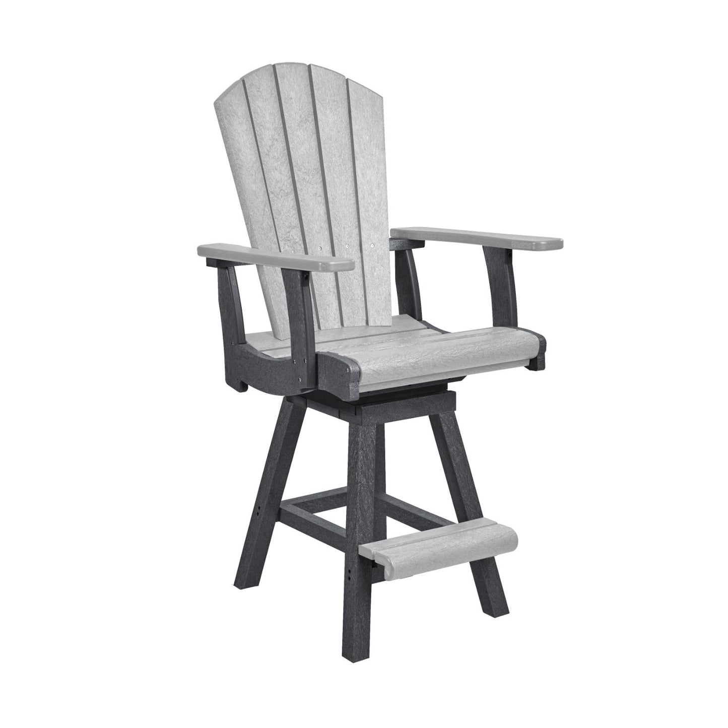 CR Plastics C25C Swivel Counter Arm Chair