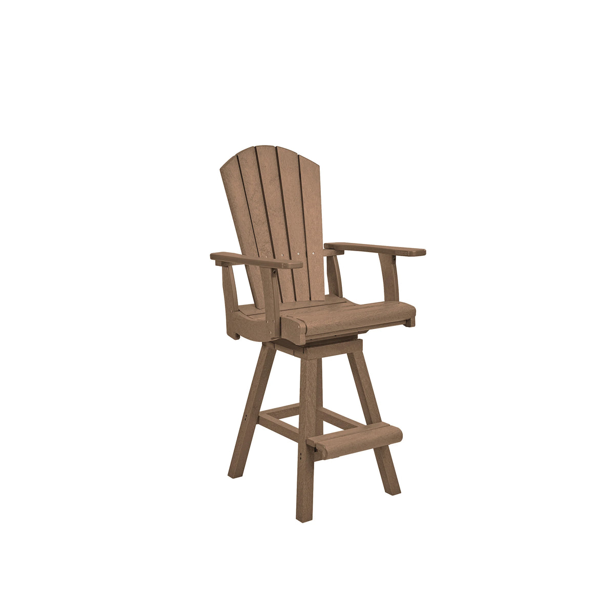 North Haven by CR Plastics C25 Swivel Pub Arm Chair