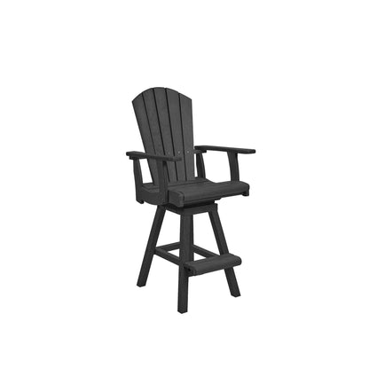North Haven by CR Plastics C25 Swivel Pub Arm Chair