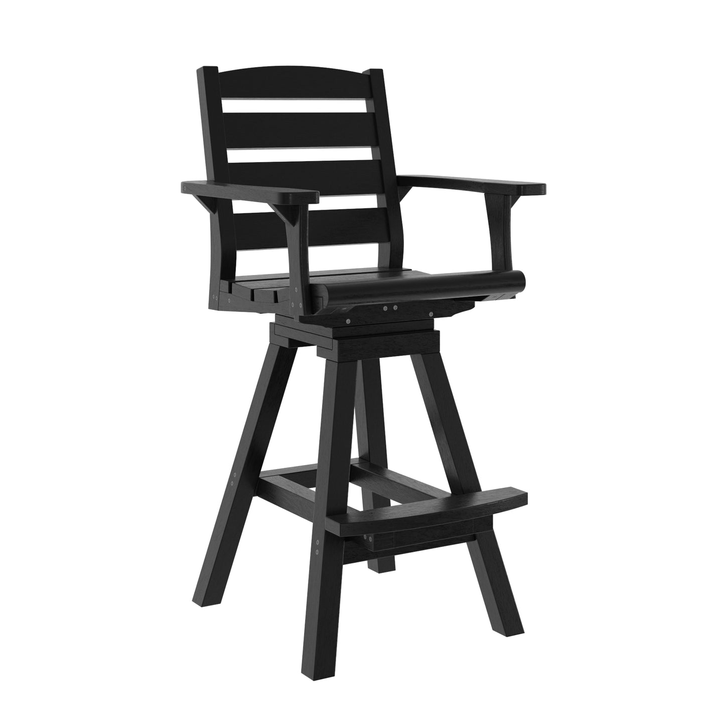 CR Plastics C312 Napa Swivel Pub Arm Chair