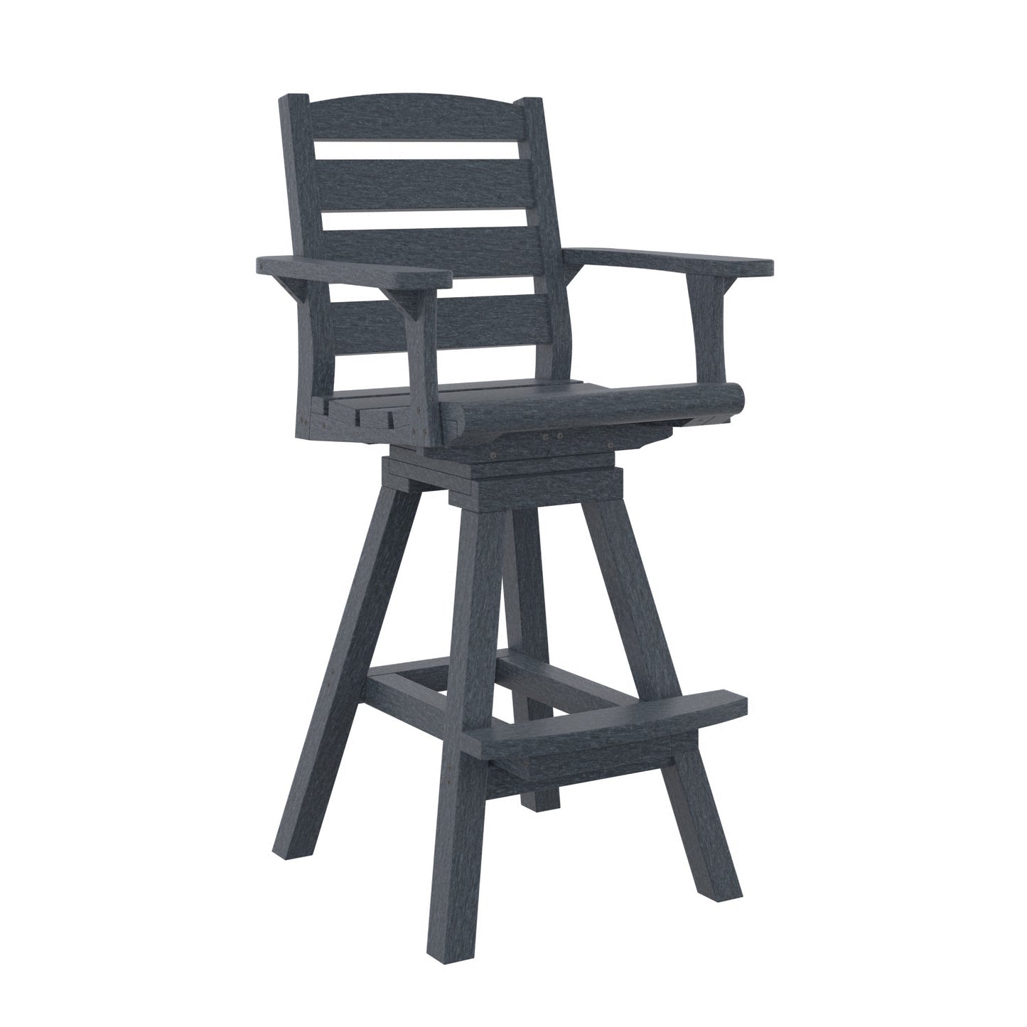 CR Plastics C312 Napa Swivel Pub Arm Chair