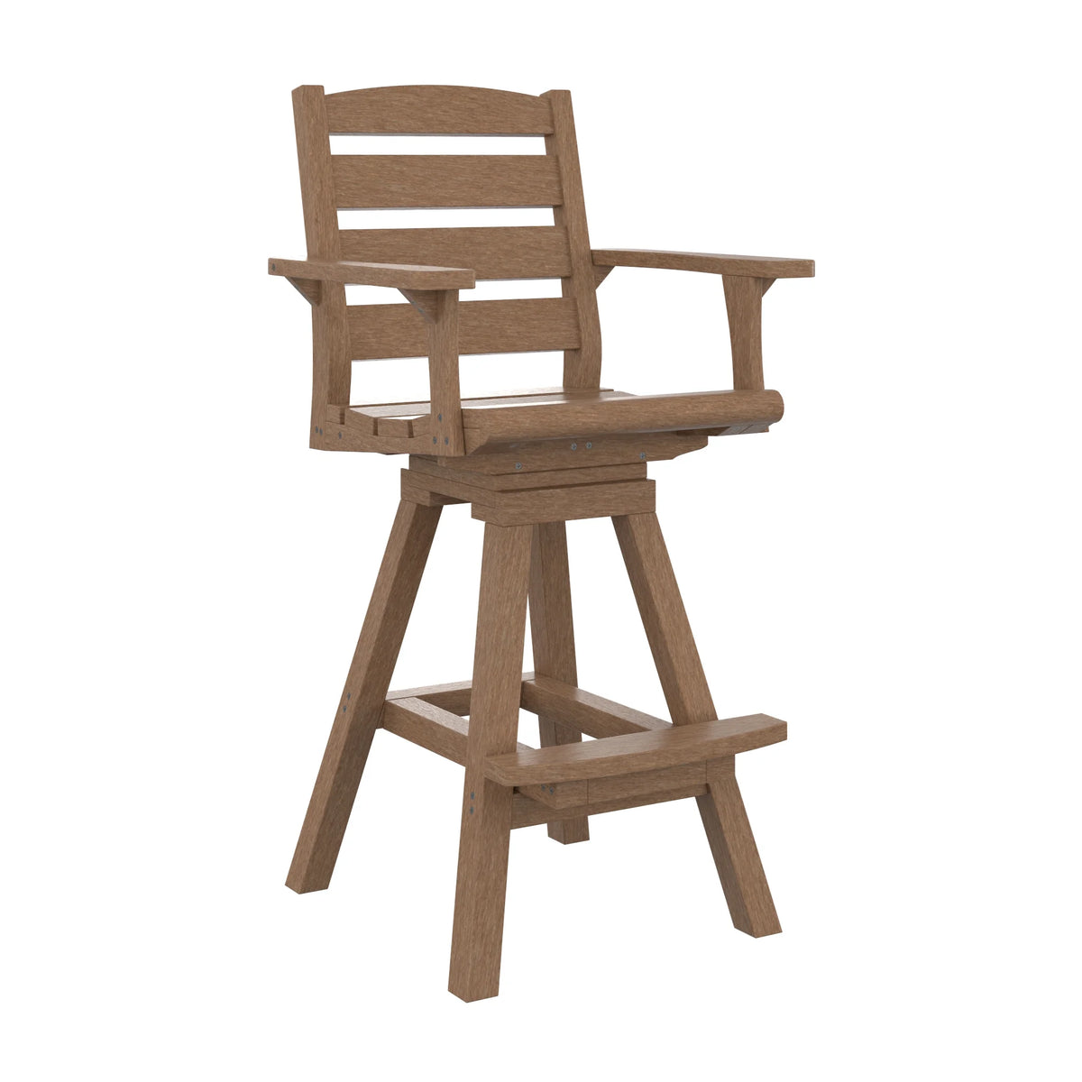 North Haven by CR Plastics C312 Napa Swivel Pub Arm Chair