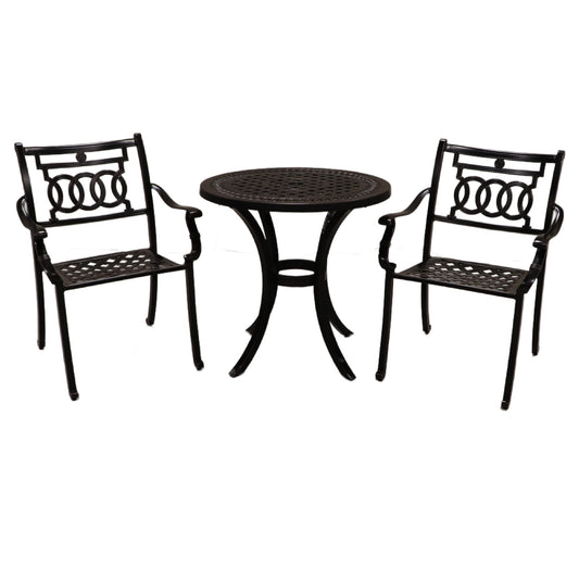 Cabana Coast 30" Pure Table with Verona Dining Chairs Set
