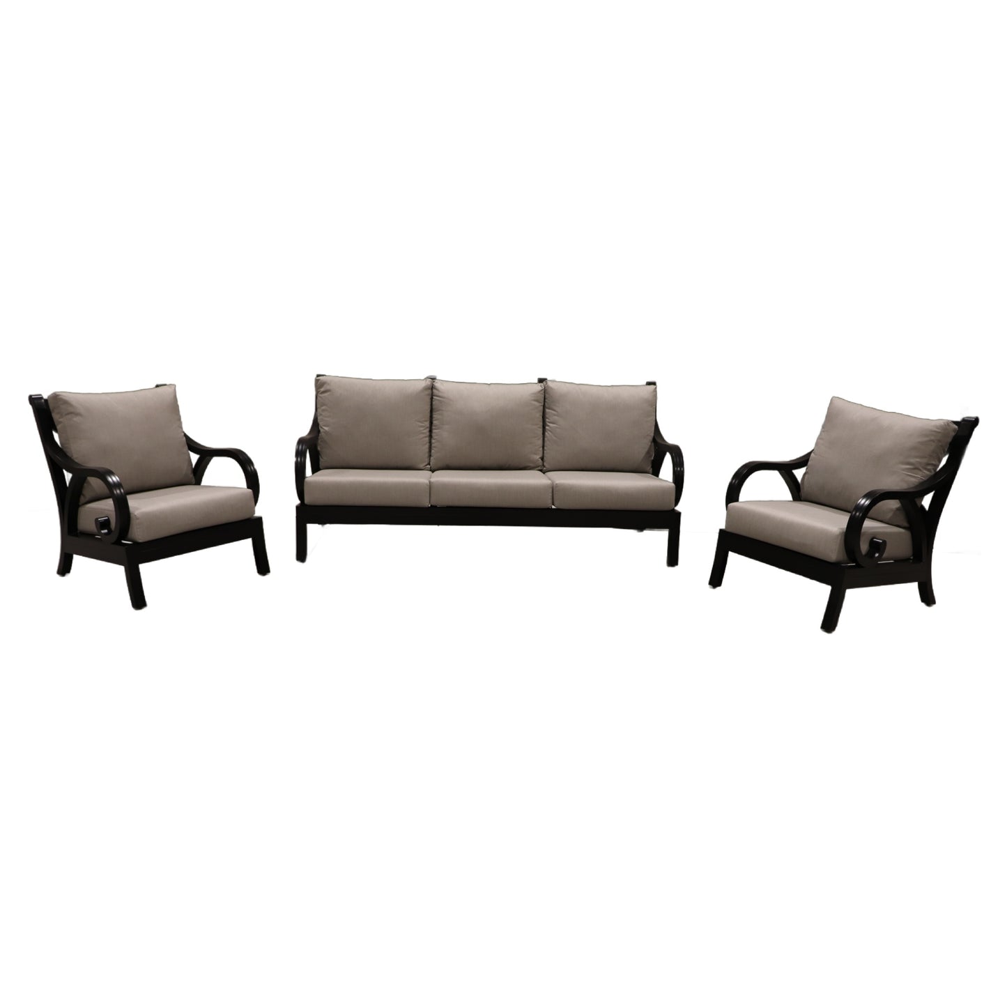 Cabana Coast Milano Sofa with Chairs Set