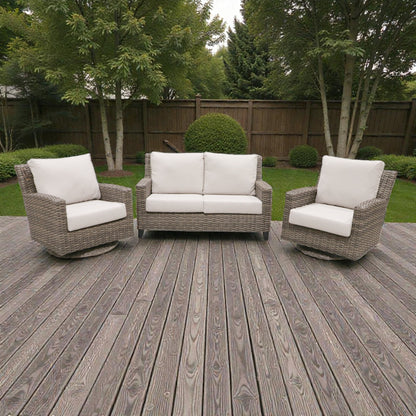 Cabana Coast Sedona Loveseat with Swivels Set