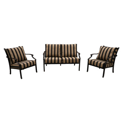 Cabana Coast Verona Loveseat and Chairs Set