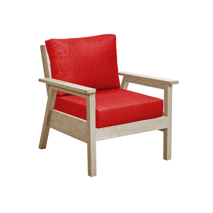 CR Plastics Tofino Club Chair with Cushions