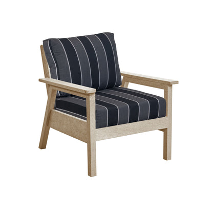 CR Plastics Tofino Club Chair with Cushions