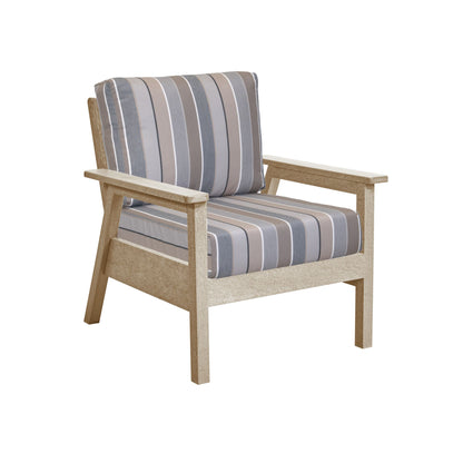 CR Plastics Tofino Club Chair with Cushions