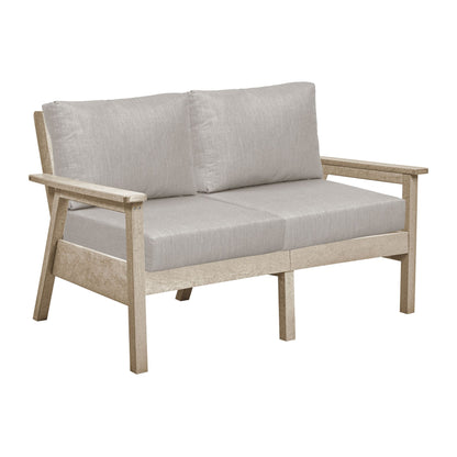 CR Plastics Tofino Loveseat with Cushions