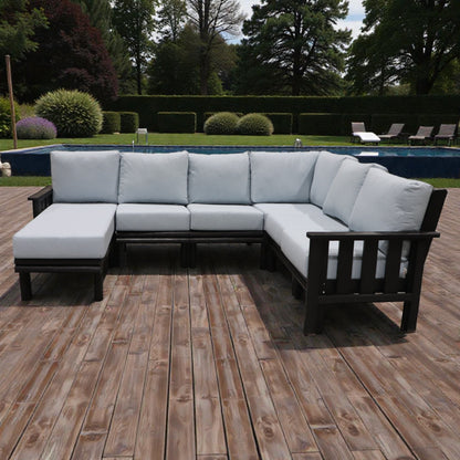 CR Plastics Stratford Sectional Set with Chaise Extension