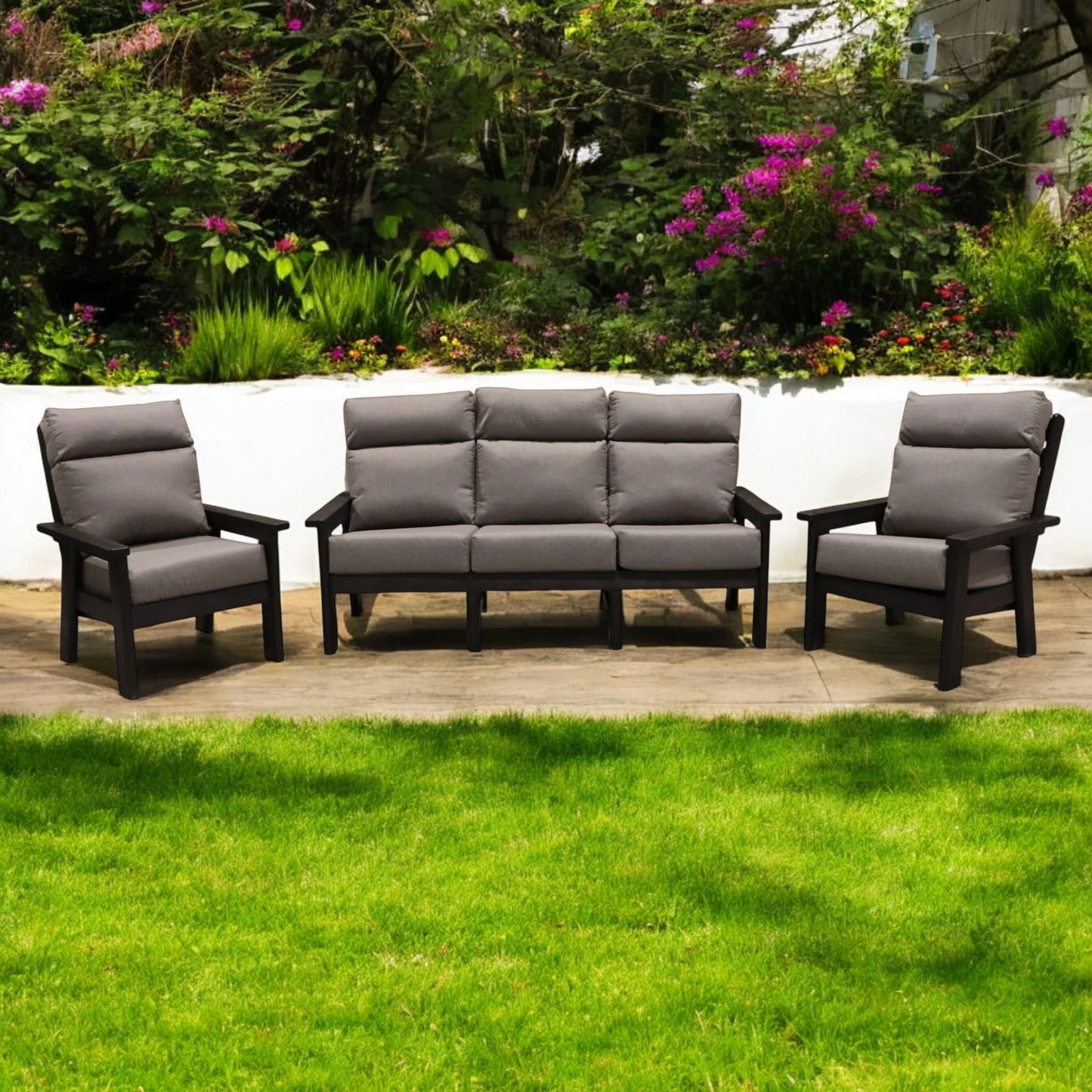 CR Plastics Charleston Sofa and Chair Set