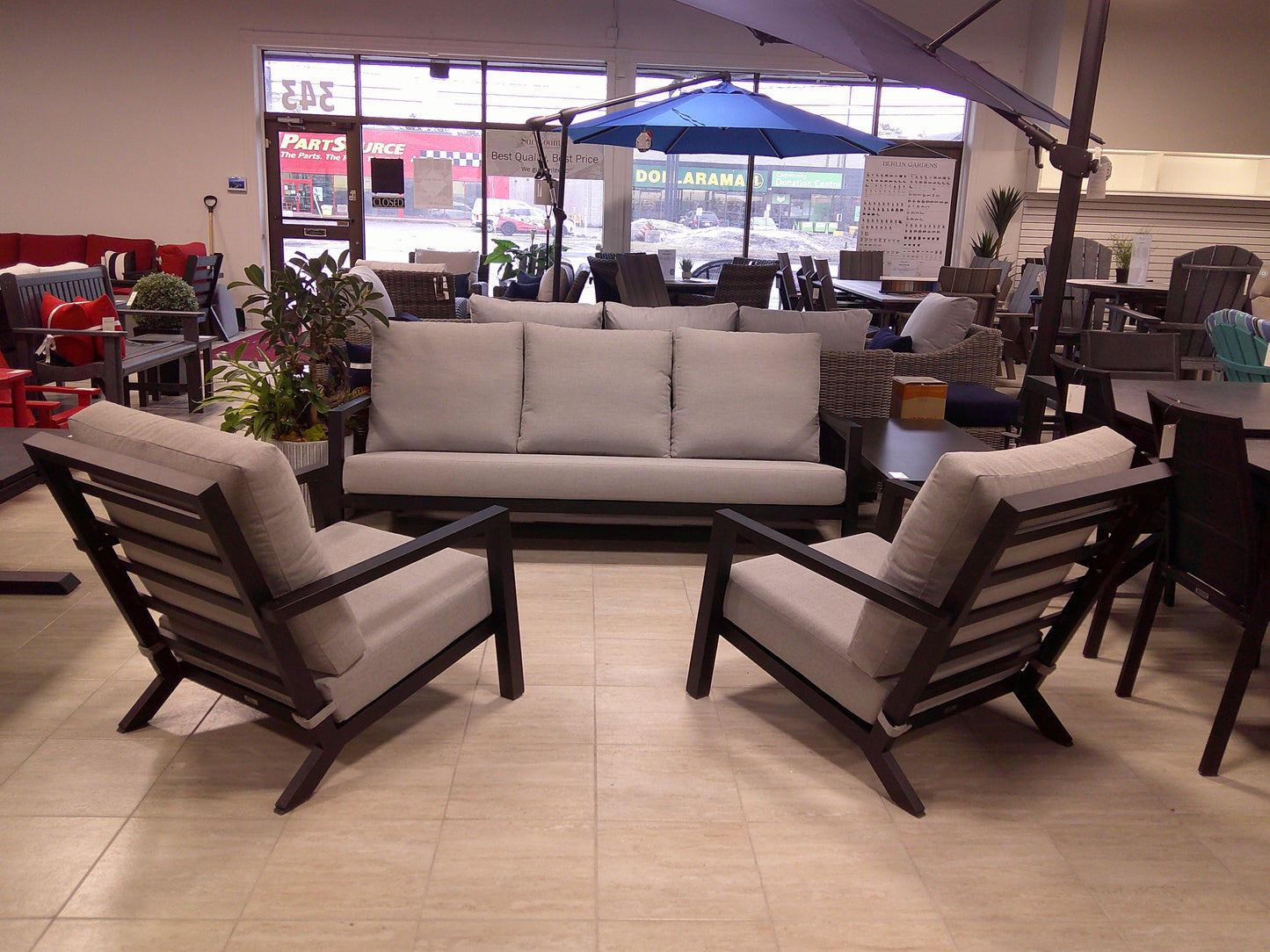 Palm 3 Piece Deep Seating Set