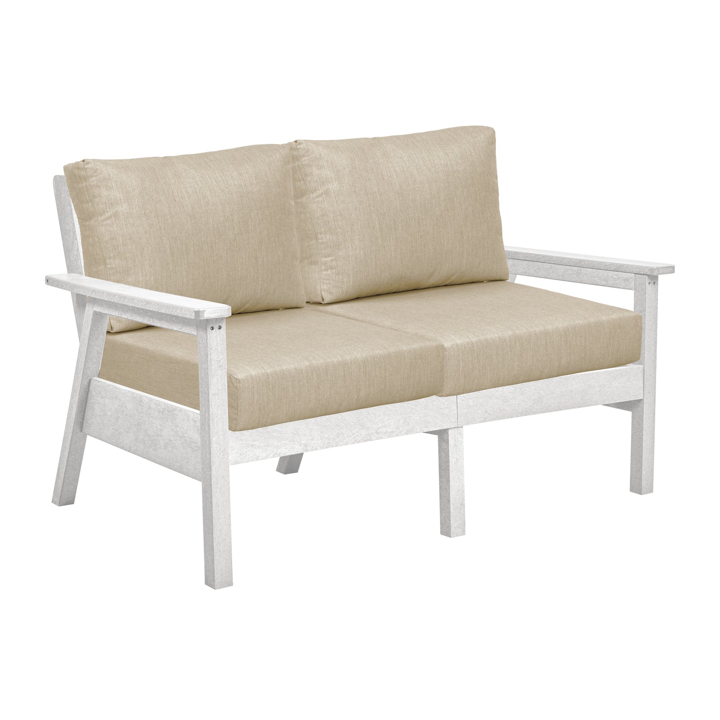 CR Plastics Tofino Loveseat with Cushions