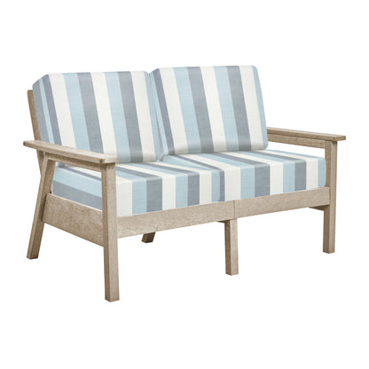 CR Plastics Tofino Loveseat with Cushions